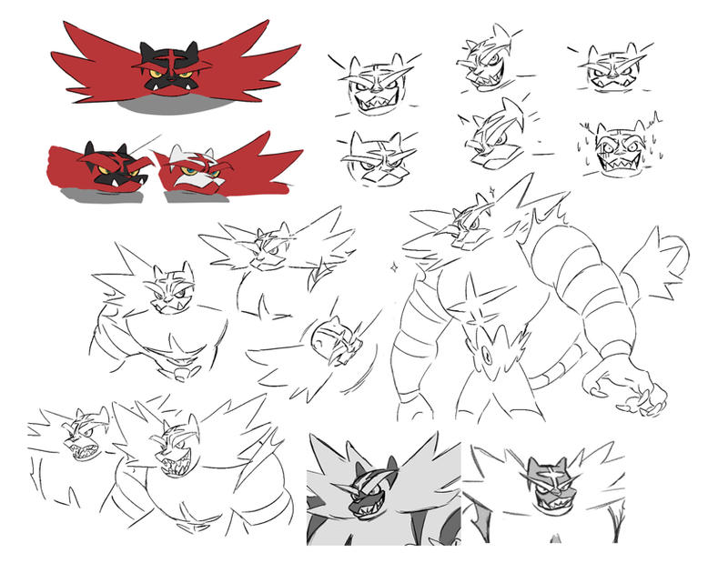 Incineroar Studies 190527d09 by D-O-9 on DeviantArt