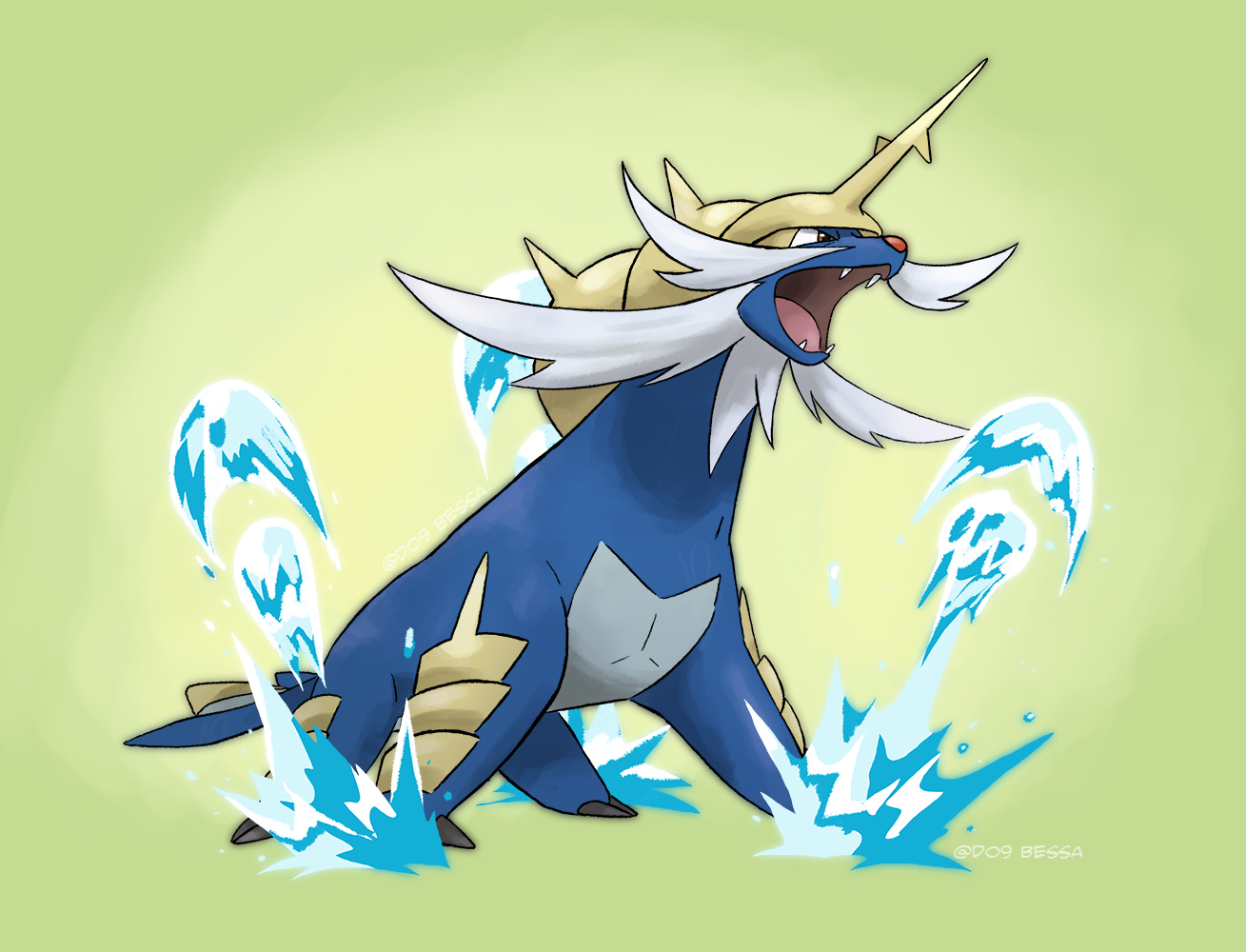 Samurott Water Fighting (Berserts) #pokemon #fakemon #scarletviolet #p