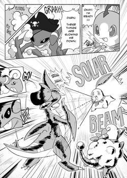 comic redraw - PMD: Team Rowanberry page