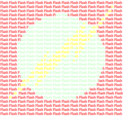 Flash- Text