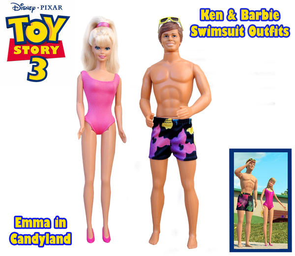 Ken and Barbie Toy Story 3 by Emma-in-candyland on DeviantArt