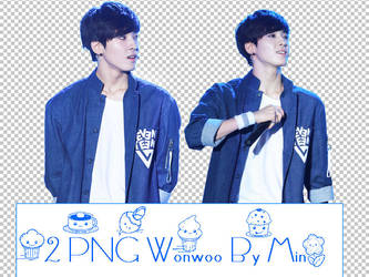 2 PNG Wonwoo (SEVENTEEN) by Min (me)