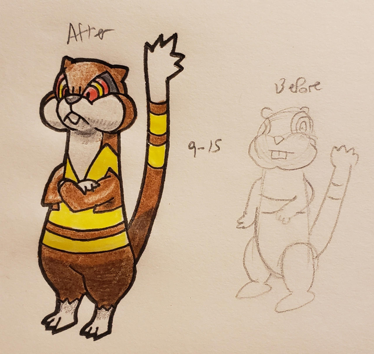 Pokemon-A-Day #505: Watchog by GarrodWindfang on DeviantArt