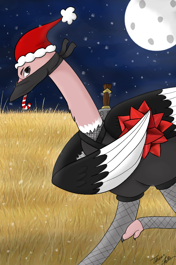 The Christmas Ostrich