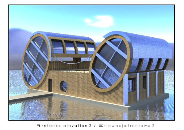 Floating house Exterior Front by pr000 on DeviantArt