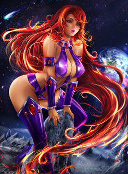 Starfire  - Commission + Nsfw