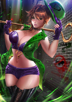 lady Riddler - Commission + Nsfw