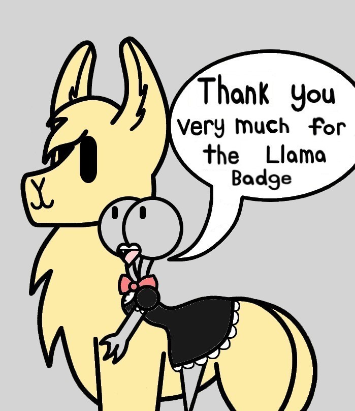 Llama Badge