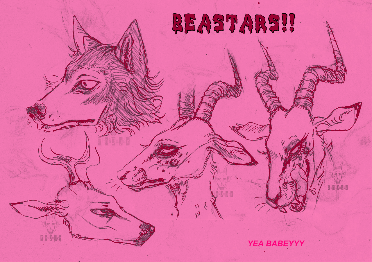 Pink Beastars BEASTARS SKETCHES by PINKJUYCE on DeviantArt