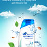 Head And Shoulders Almond Shampoo Design