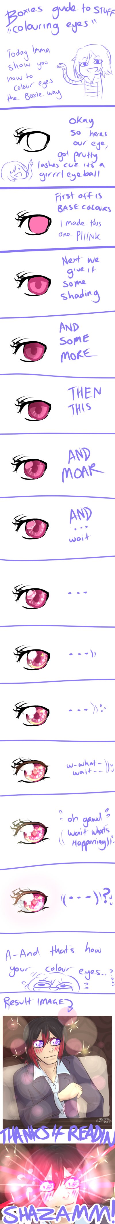 Boxie Tutorial: Colouring Eyes