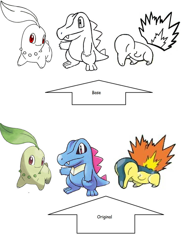 Pokemon Base: Starter 2 by Kanean on DeviantArt