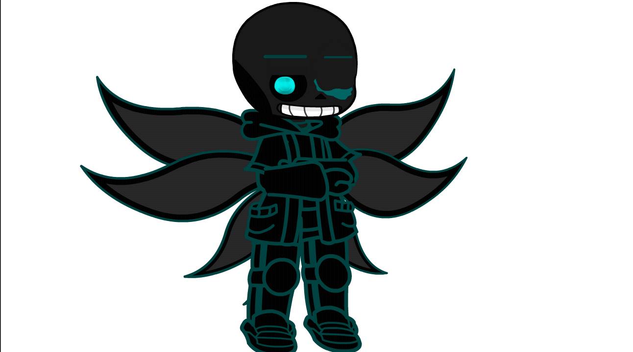 So I made Nightmare Sans. (ref pic not mine) : r/GachaClubAndroid