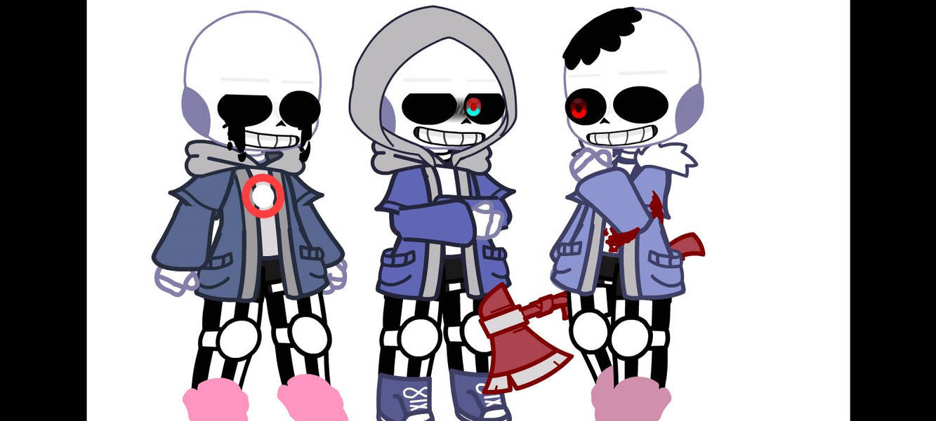 Killer sans,Dust sans,Horror sans by Gacha2015undertale on DeviantArt