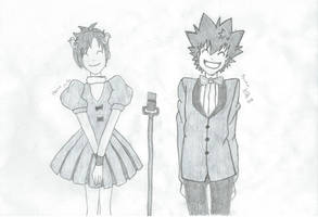 Haru and Tsuna!