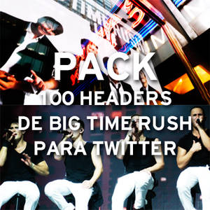 Pack de 100 headers de Big Time Rush