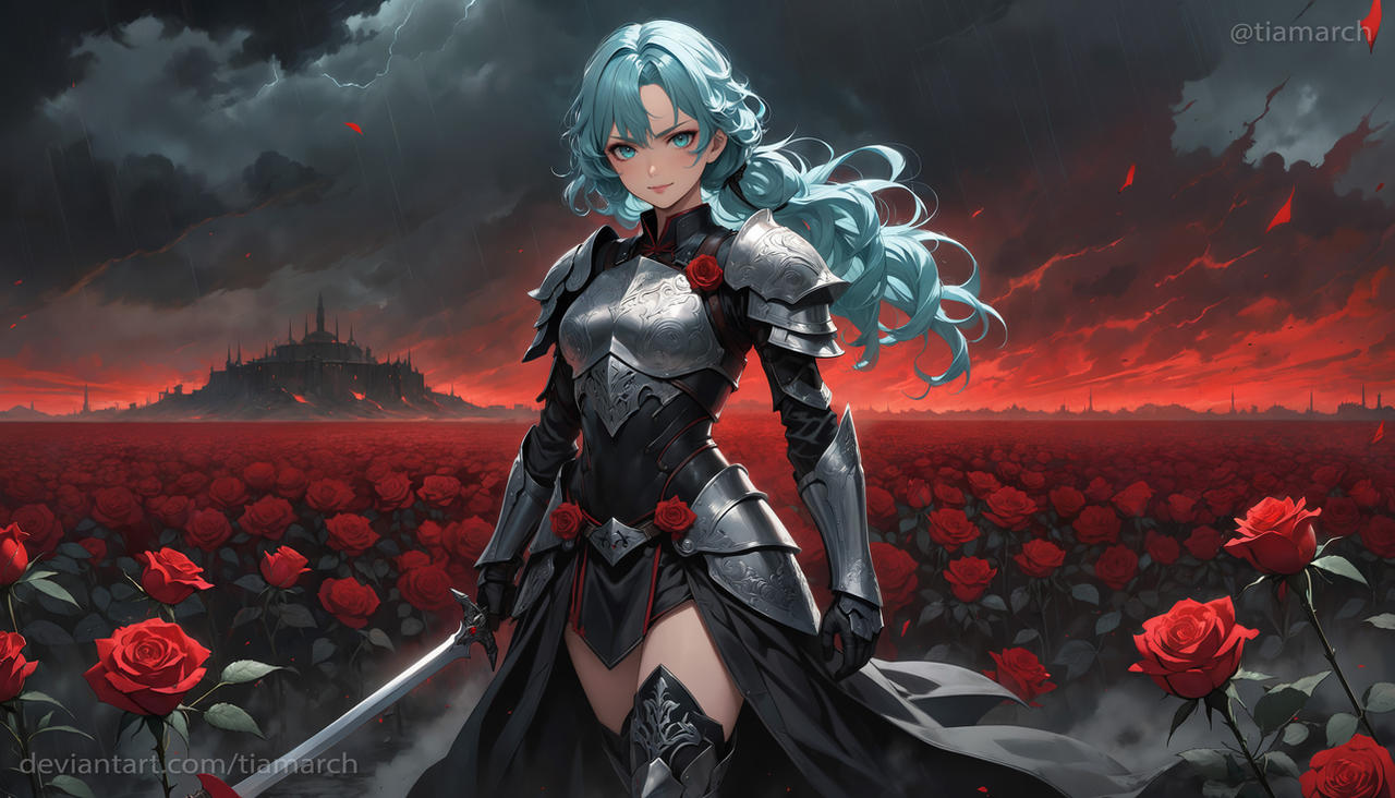 Knight Pink Roses Knight Of Red Roses #2 by TiaMarch on DeviantArt