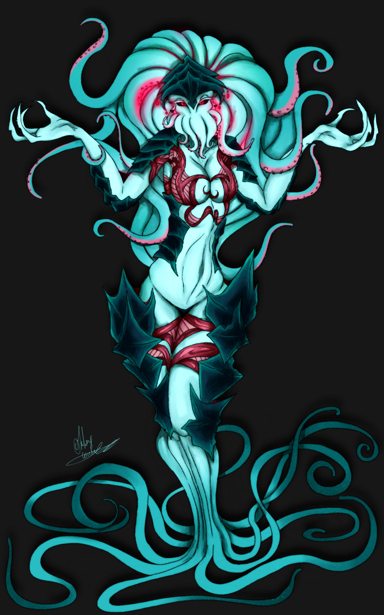 Azhu Commission 24: Azhu'ra Redesigne by TheKingCactus1993 on DeviantArt