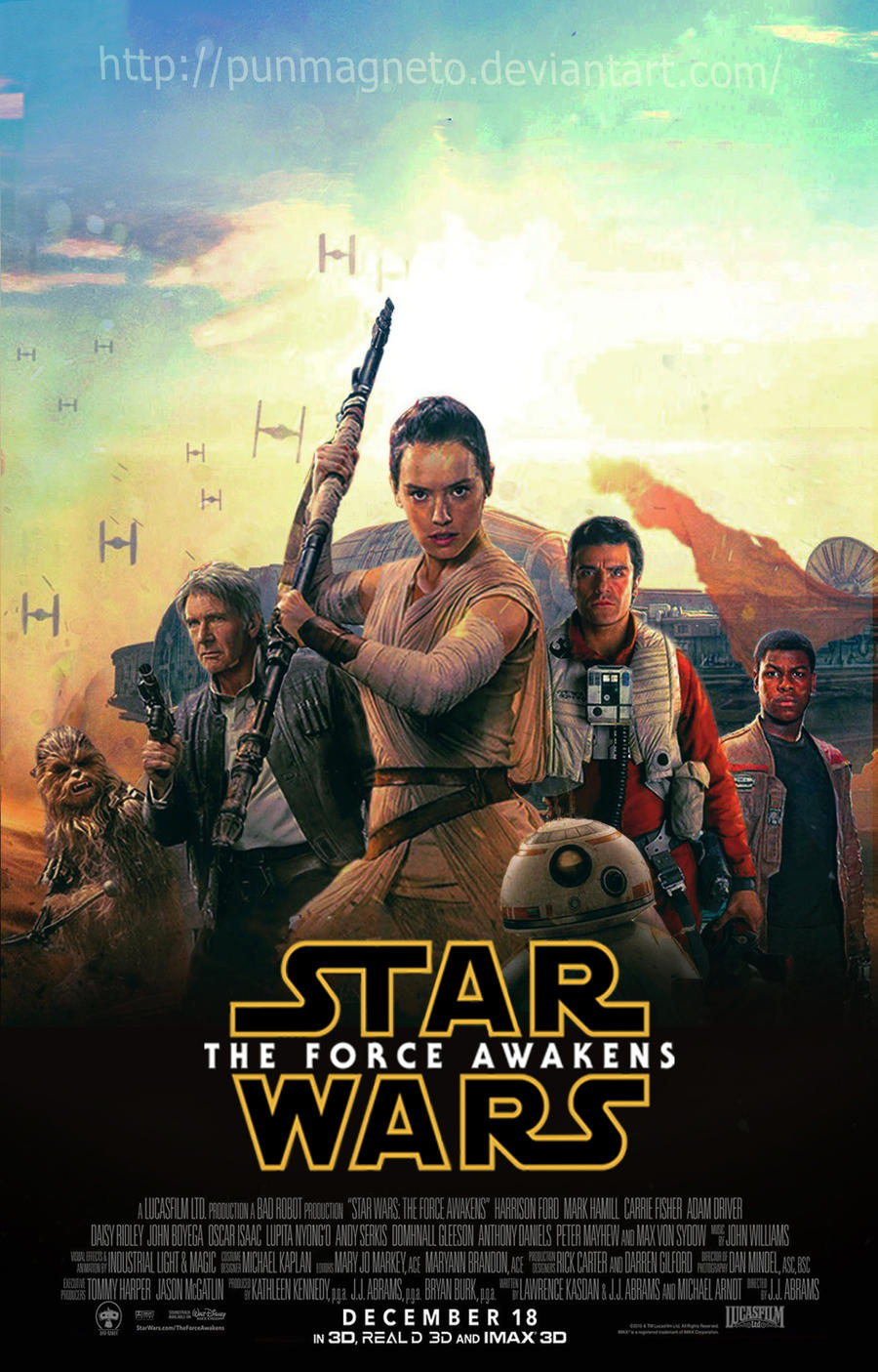 Force Awakens Apprentice The Force Awakens Fanmade Poster by punmagneto on DeviantArt