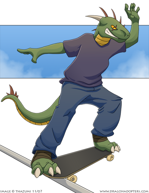 lizard skater