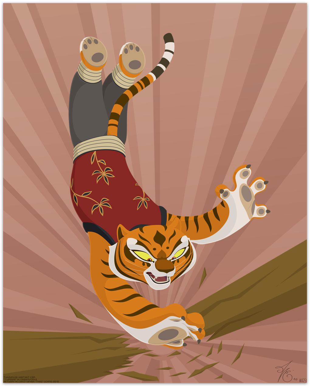 Kung Fu Panda Master Tigress By Thazumi On Deviantart