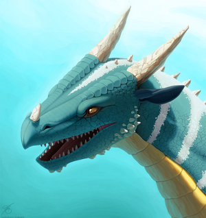 Dragon Portrait Painting