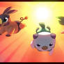Black and White Starters - Tepig Oshawott Snivy