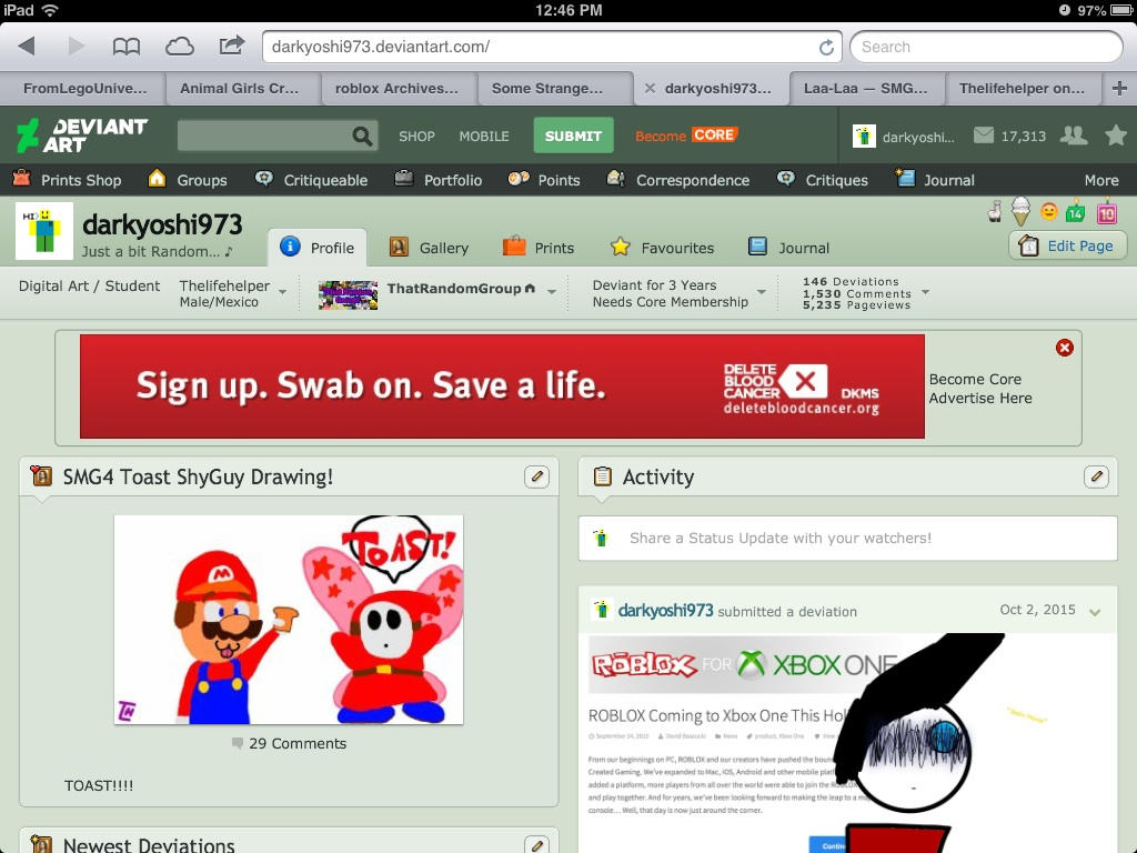 That inbox tho by darkyoshi973 on DeviantArt