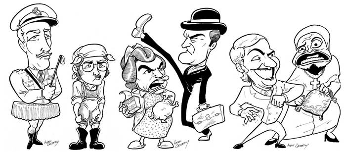 Monty Python Caricatures