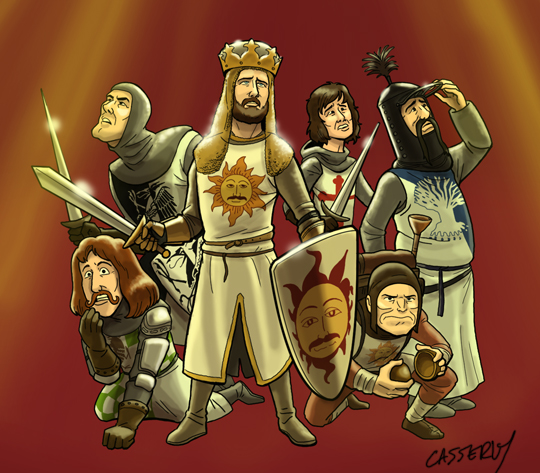 Monty Python and the Holy Grail work-in-progress by DadaHyena on DeviantArt
