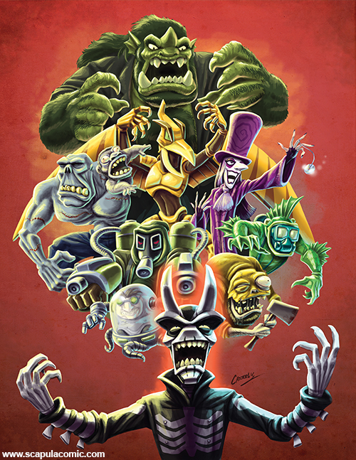 Scapula - Villains and Monsters by DadaHyena