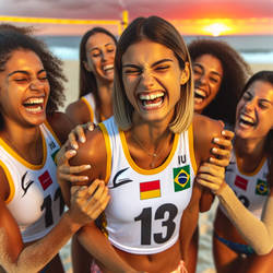 Tickling Brazilian Volleyball Players 04