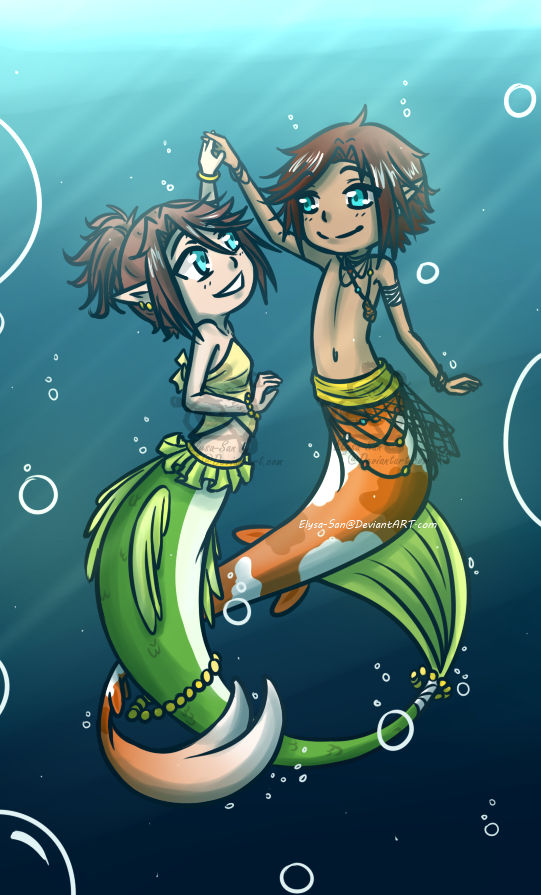 Merfolk by Ellies-Space on DeviantArt