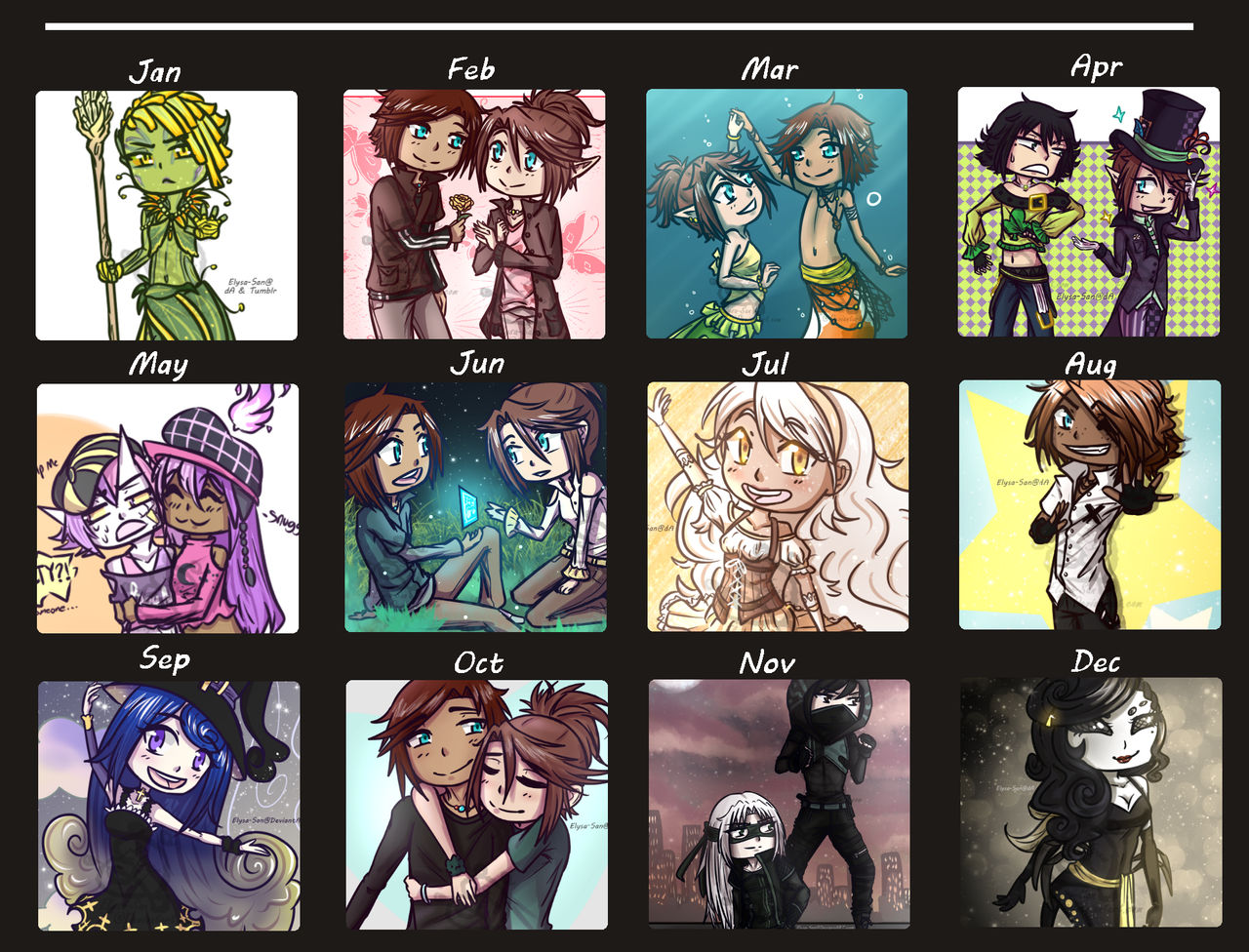 Art Progression Meme 2018 by Elysa-Arts on DeviantArt