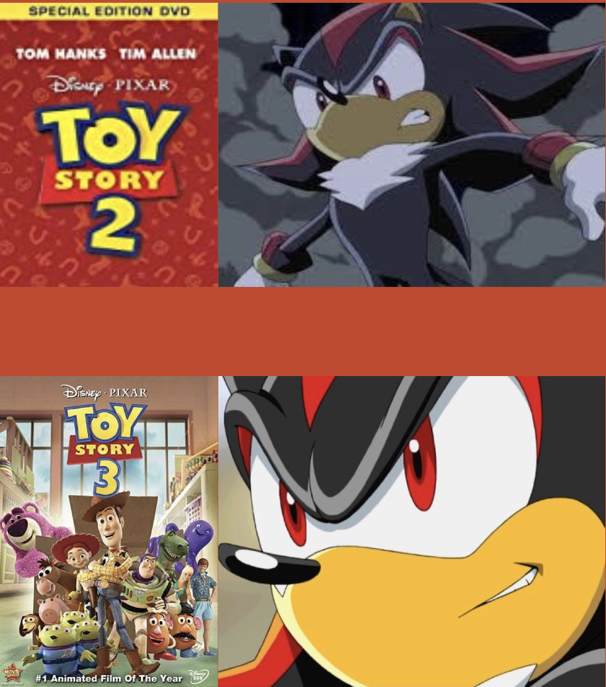 Shadow The Hedgehog Prefers Toy Story 3