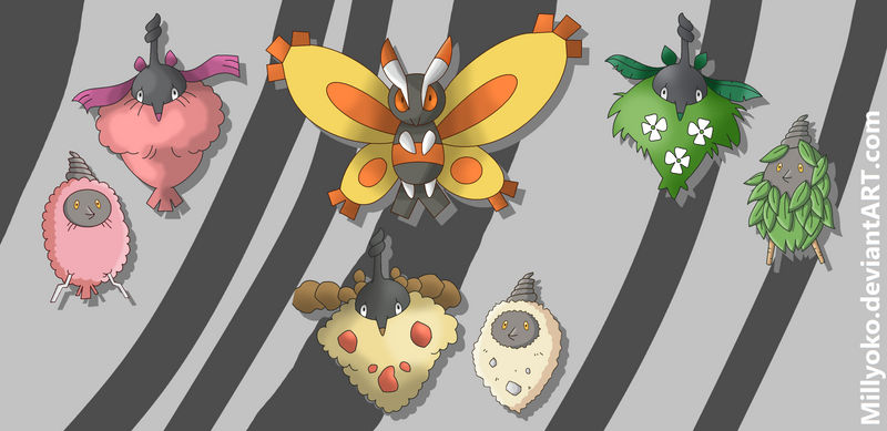 Burmy, Wormadam and Mothim