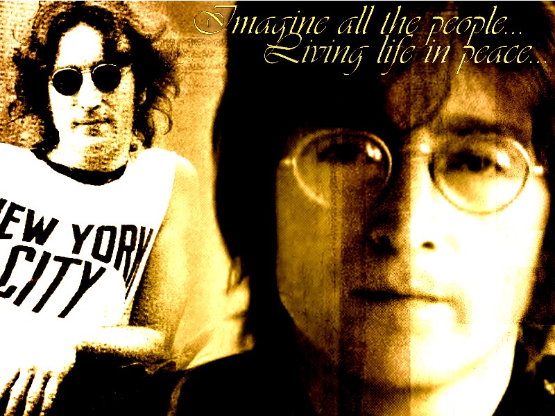 John Lennon Peace Wallpaper