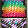 Rainbow Butterfly Kandi Cuff