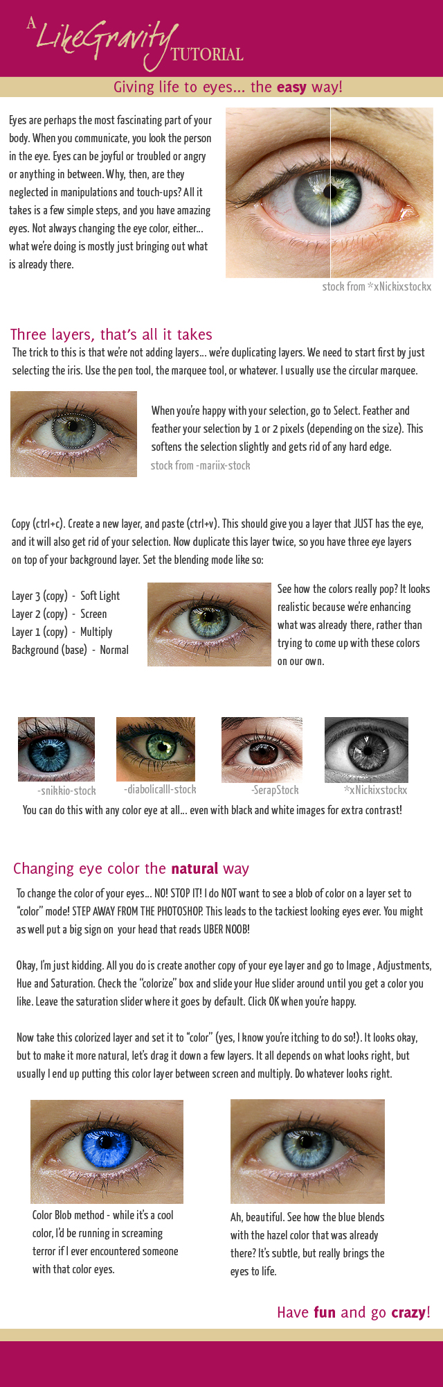 Tutorial - Add Life to Eyes