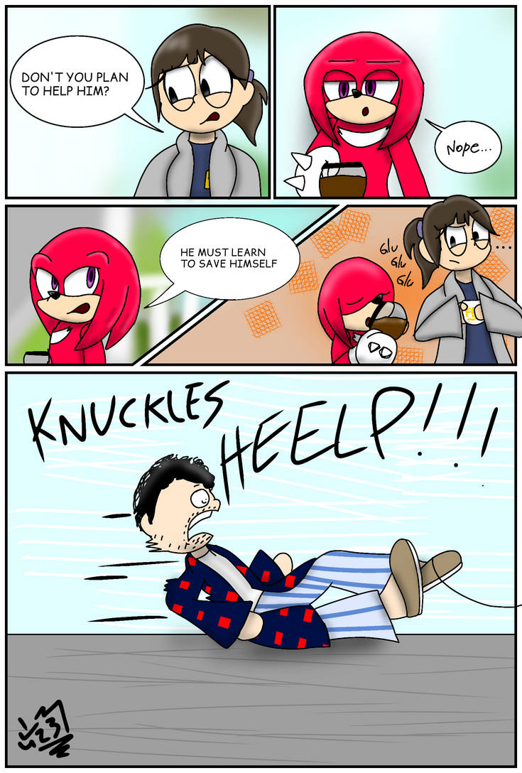Knuckles moment by Ilu231 on DeviantArt