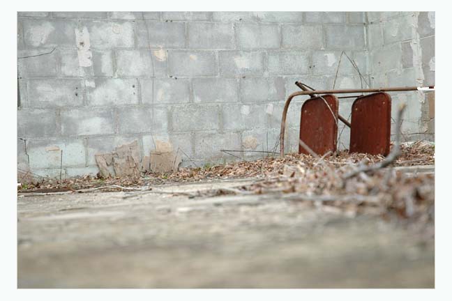 abandoned chair