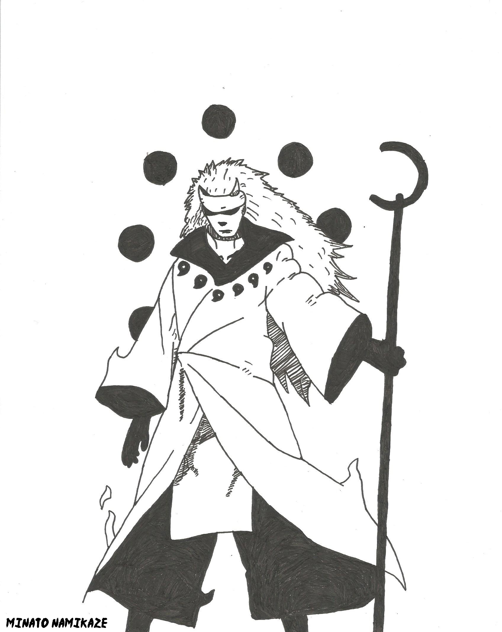 pix Six Paths Madara Drawings madara sage of the six paths by