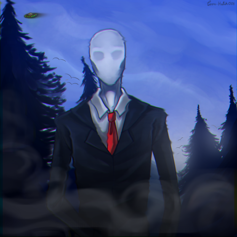 Illustrated Roblox Avatar - The Slender by JessesArtz on DeviantArt