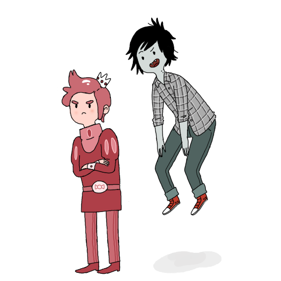 prince gumball + marshall lee