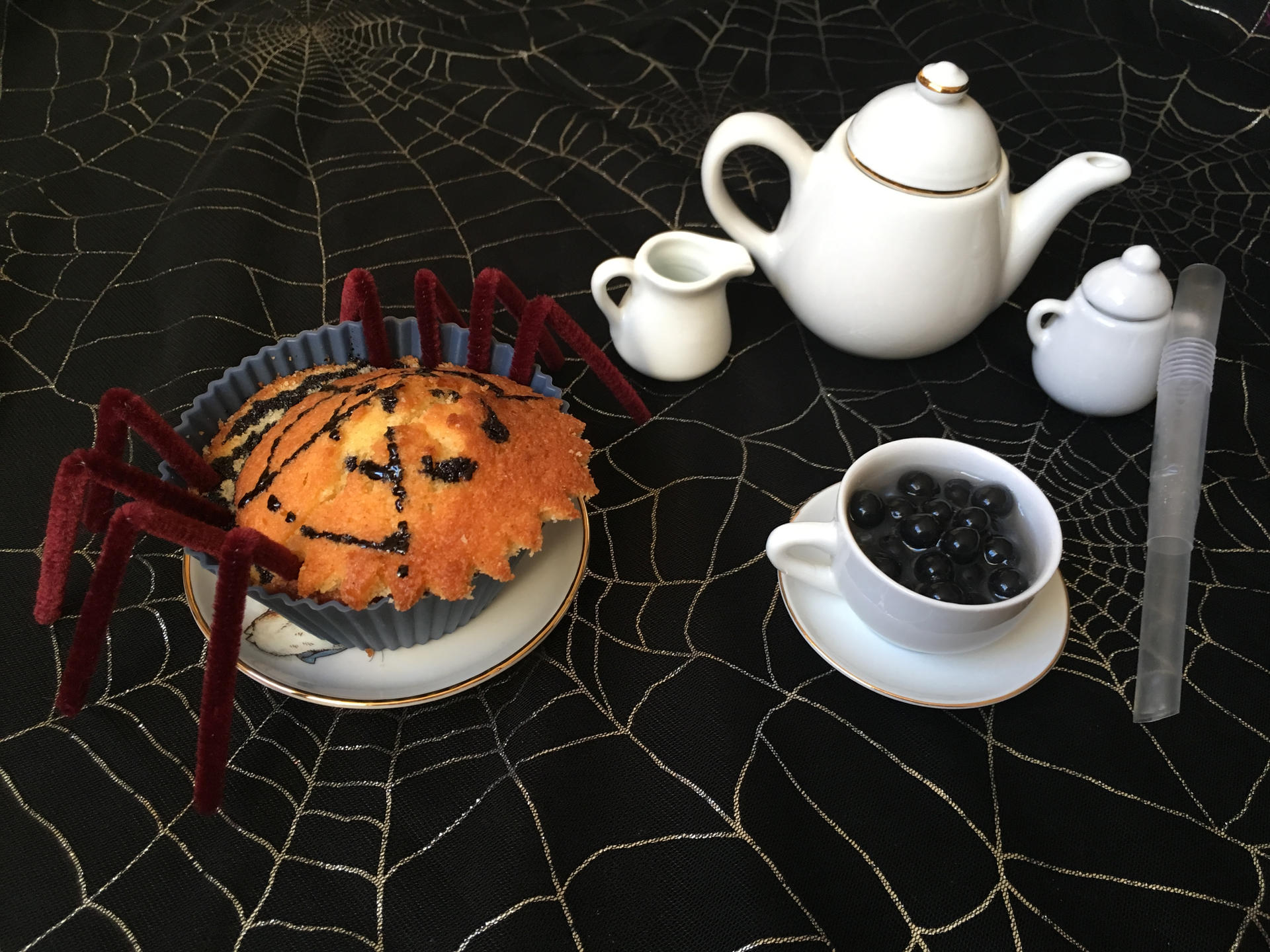 Spider Tea Set Spider Tea Time by CheshaCrescent on DeviantArt
