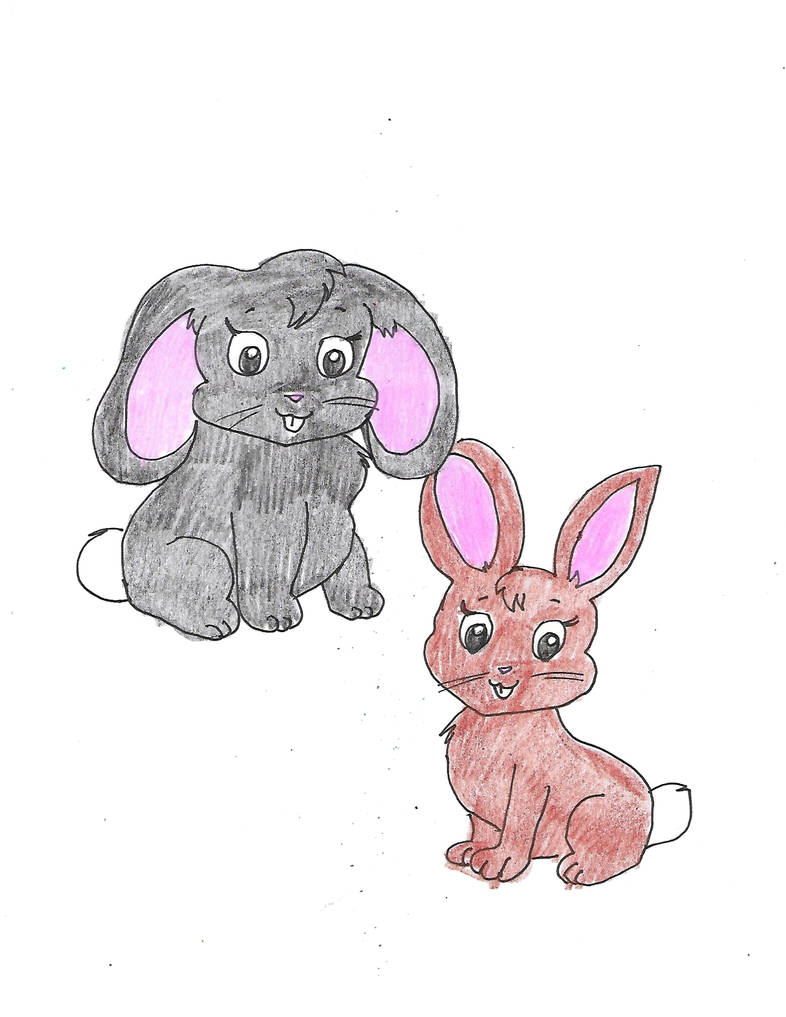 Cbeebies rabbits - beebie and bracken by amazingtrixie on DeviantArt