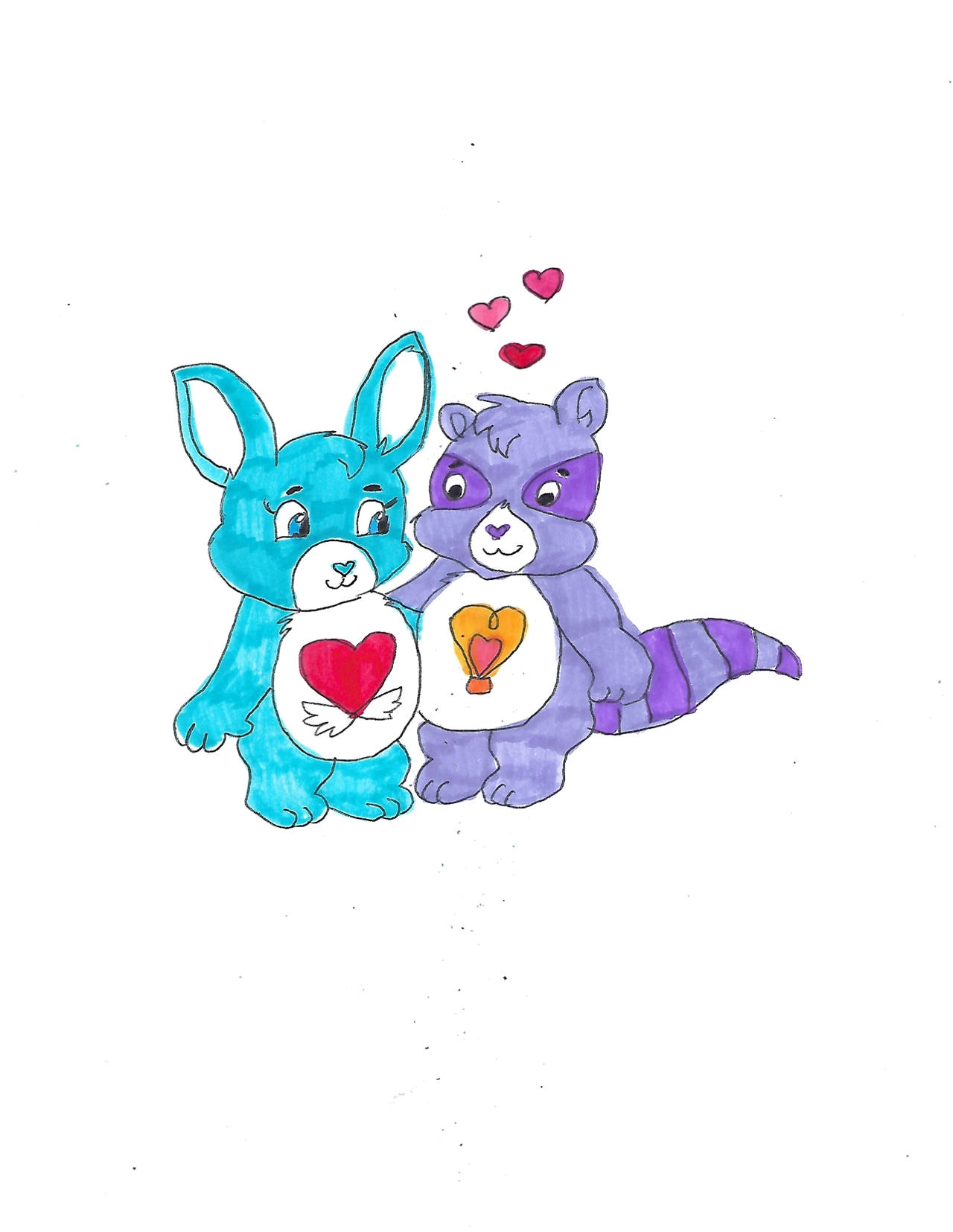 Swift heart rabbit x bright heart raccoon by amazingtrixie on DeviantArt