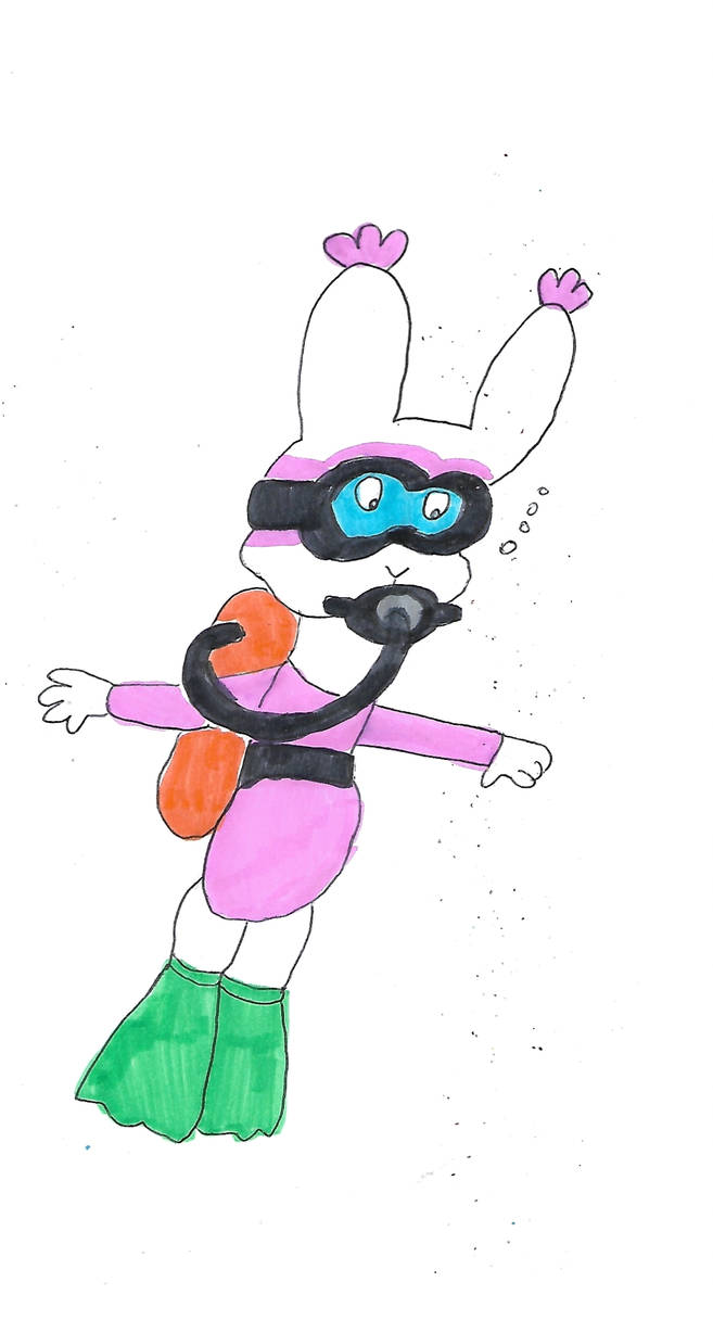 Jessica Rabbit Scuba Lou the super rabbit scuba diving by amazingtrixie on DeviantArt