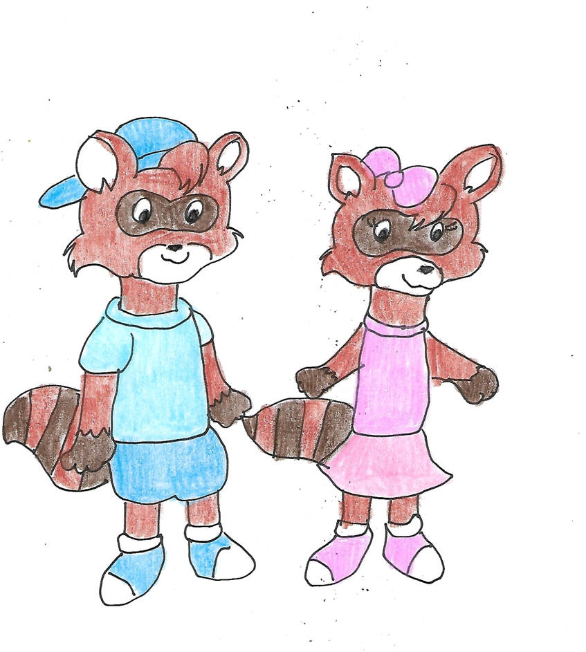 Rusty The Raccoon Rusty and rosy raccoon by amazingtrixie on DeviantArt