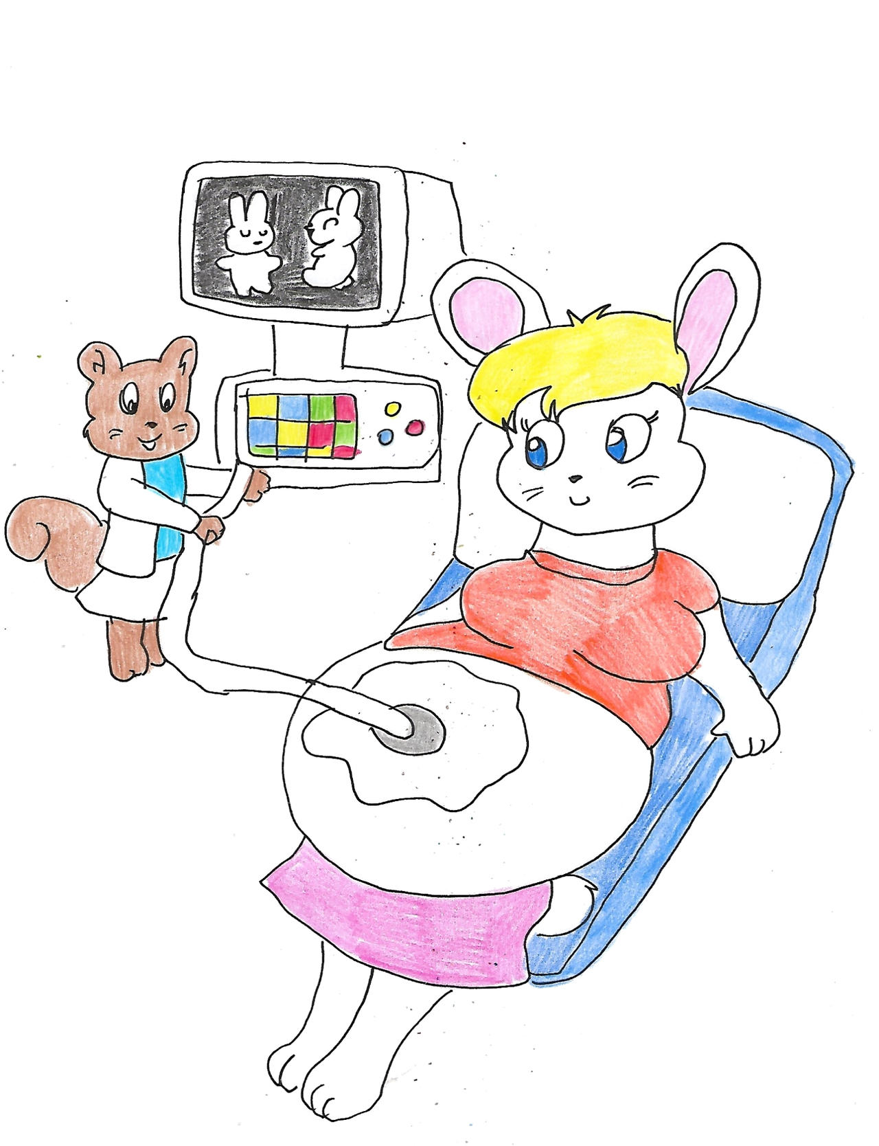 Diana Rabbit Diana rabbits ultrasound by amazingtrixie on DeviantArt
